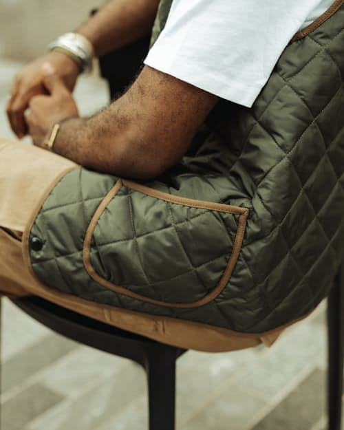 lifestyle image of Cooper Quilted Vest