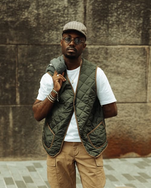 lifestyle image of Cooper Quilted Vest