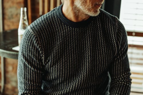 lifestyle image of Nordic Wool Crewneck Sweater