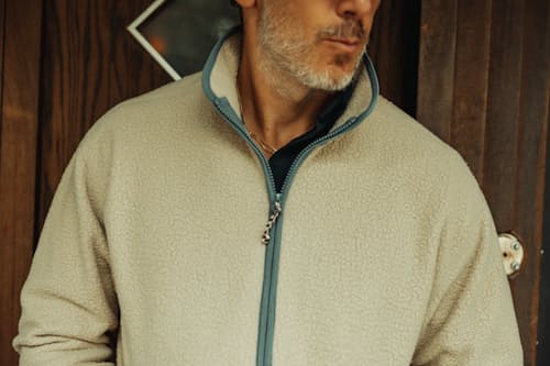 lifestyle image of Half Zip Fleece
