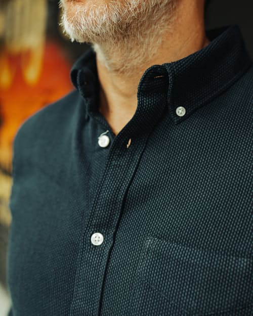 lifestyle image of Sashiko Architect Shirt