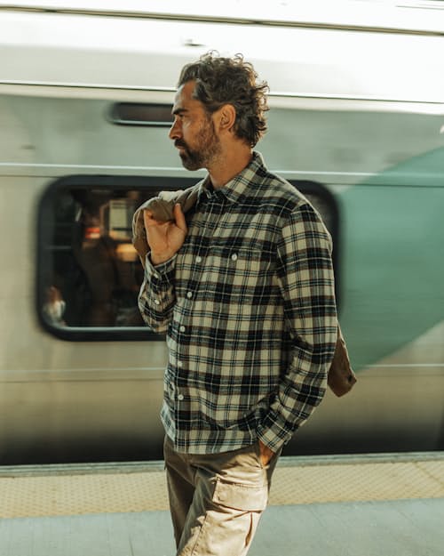 lifestyle image of Midweight Cozy Flannel