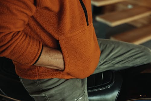 lifestyle image of Half Zip Fleece