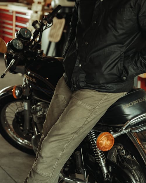 lifestyle image of American-Made Heritage Mill Pant
