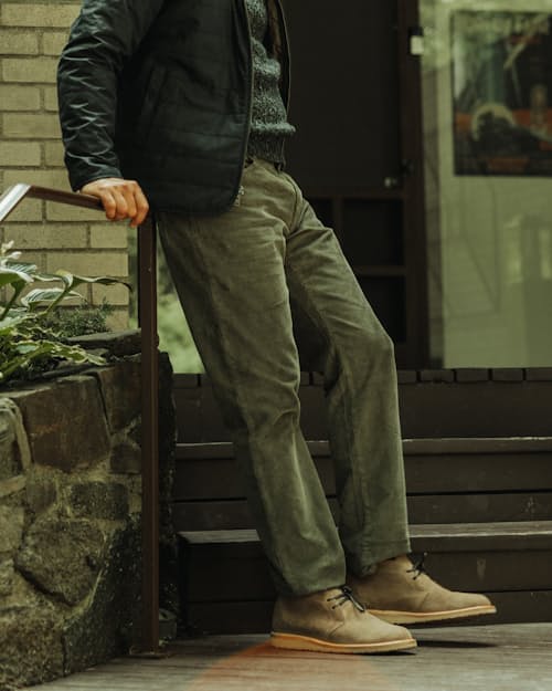 lifestyle image of Corduroy Pant - HB Straight