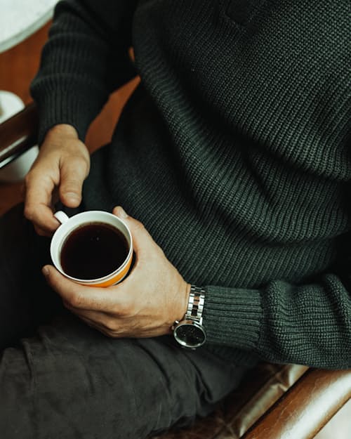 lifestyle image of Bolinas Johnny Collar Sweater Polo