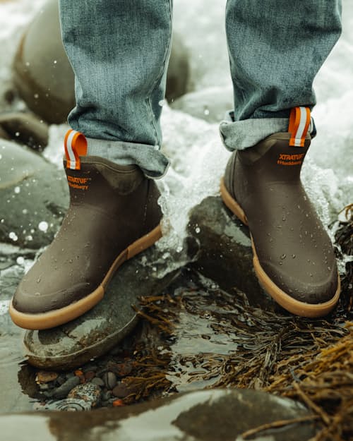 lifestyle image of Huckberry x Xtratuf Waterproof Deck Boot