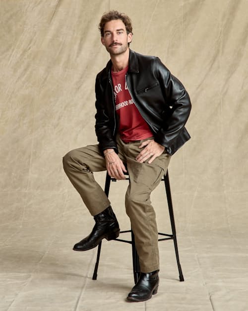 on model image of 365 Cargo Pant - HB Classic