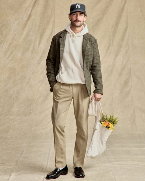 on model image of Vintage Wash Pullover Sweatshirt