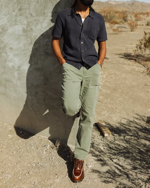 lifestyle image of Breyer Relaxed Utility Pant