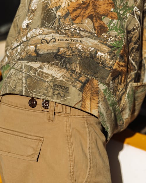 lifestyle image of Realtree® Camo Fleece Pullover Hoodie