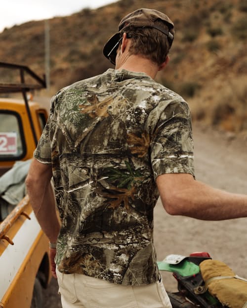 lifestyle image of Realtree® Camo Pocket T-Shirt