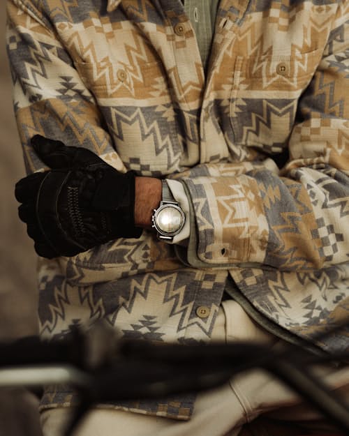 lifestyle image of Southwestern Flannel Shirt