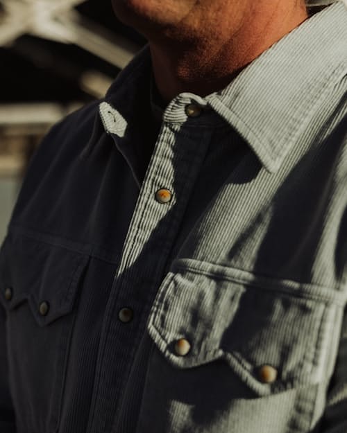 lifestyle image of Corduroy Western Shirt