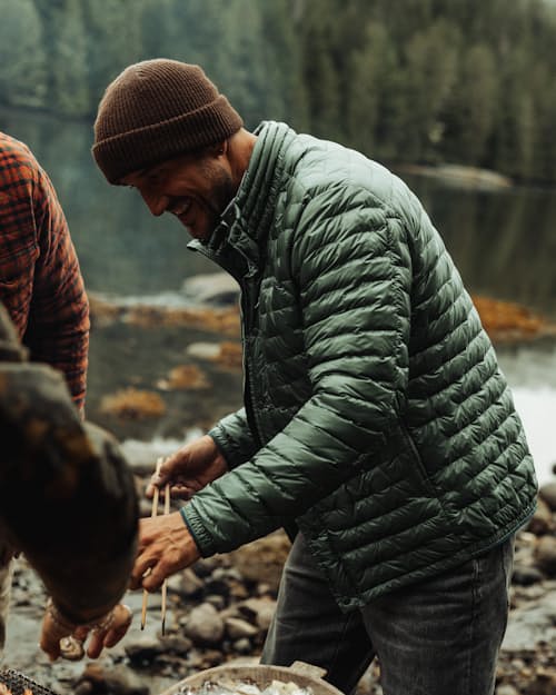 lifestyle image of Featherweight Down Jacket