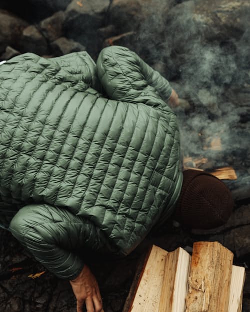 lifestyle image of Featherweight Down Jacket