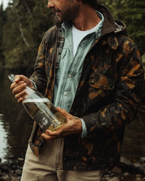 lifestyle image of Illinois Chambray Workshirt