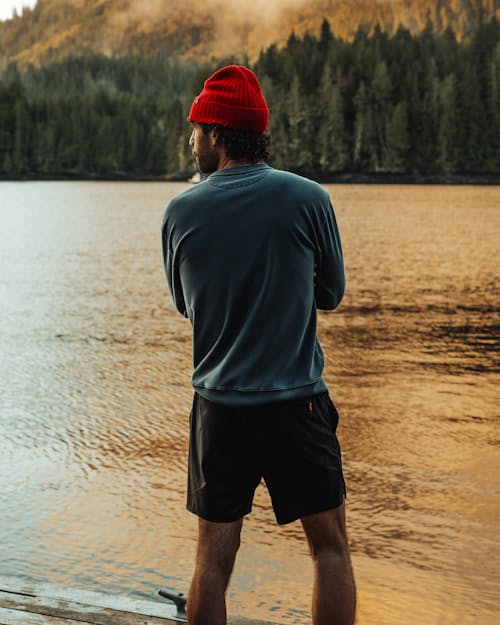 lifestyle image of PatinaTech Crewneck Sweatshirt