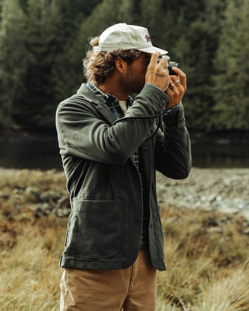 lifestyle image of Moleskin Trap Blazer