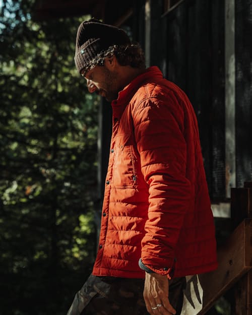 lifestyle image of Quilted Superfleece Jacket - Exclusive