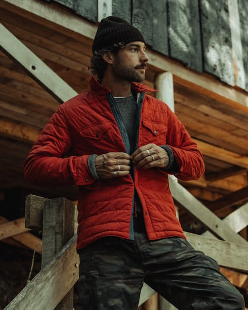 lifestyle image of Quilted Superfleece Jacket - Exclusive