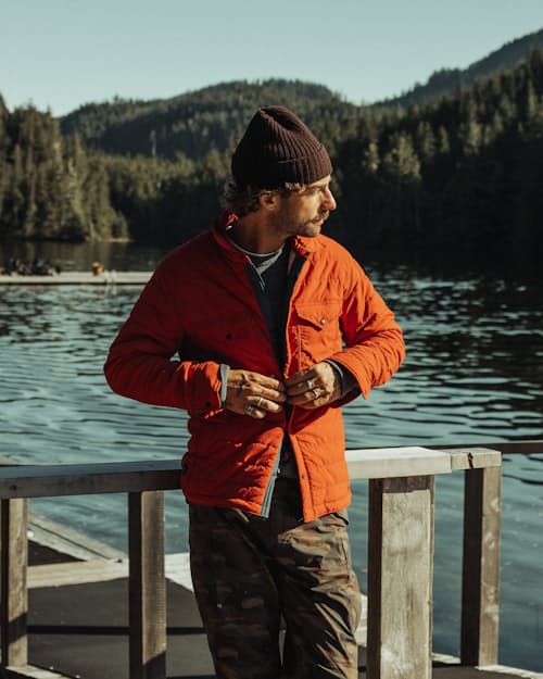lifestyle image of Quilted Superfleece Jacket - Exclusive