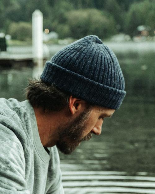 lifestyle image of Japanese Rib Knit Beanie