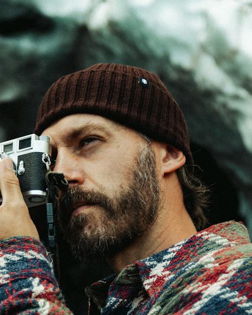 lifestyle image of Japanese Rib Knit Beanie