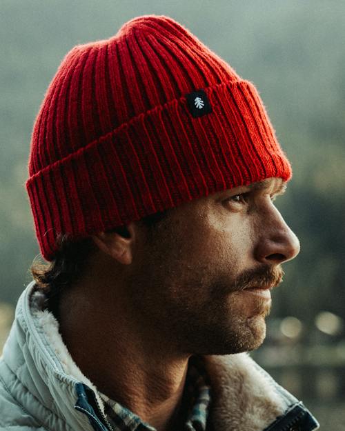 lifestyle image of Japanese Rib Knit Beanie