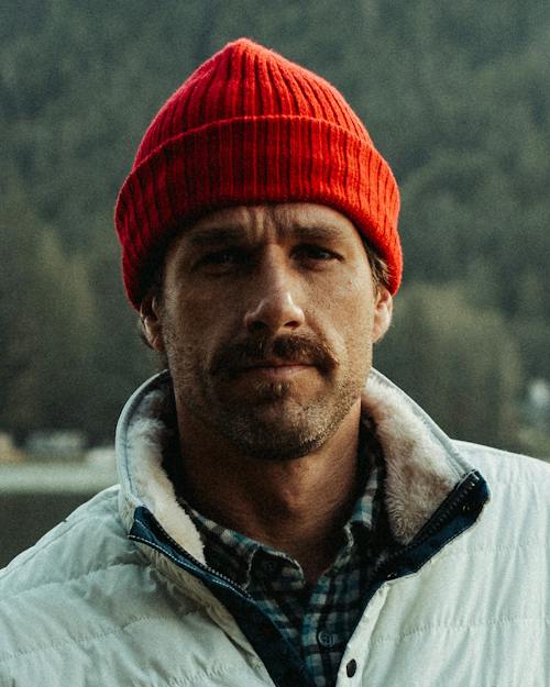 lifestyle image of Japanese Rib Knit Beanie
