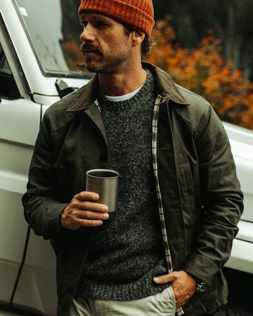 lifestyle image of Marled Crewneck Sweater