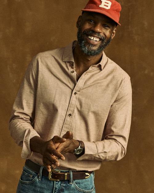lifestyle image of Brushed Cotton Shirt