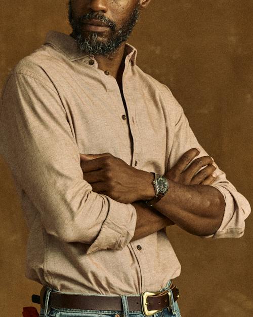 lifestyle image of Brushed Cotton Shirt