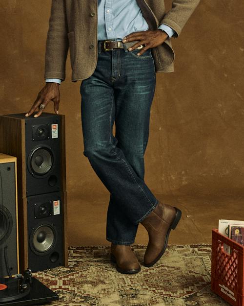 lifestyle image of Stretch Selvedge Denim - HB Straight