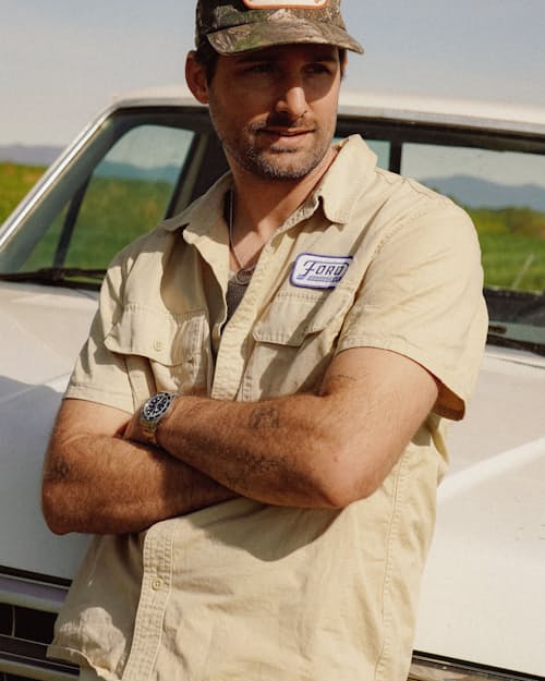 lifestyle image of Ford Short Sleeve Shop Shirt