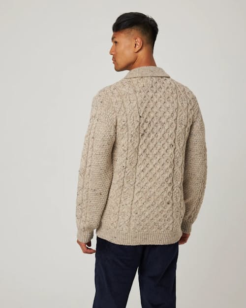 lifestyle image of Hudson Aran Cardigan