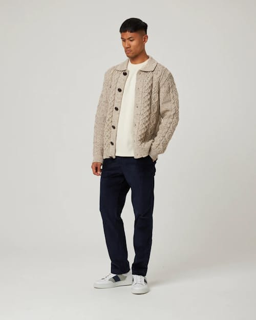 lifestyle image of Hudson Aran Cardigan