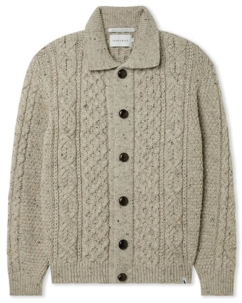 lifestyle image of Hudson Aran Cardigan