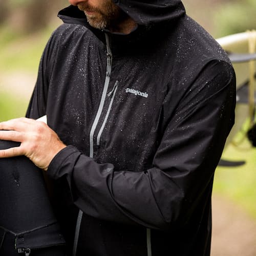 laydown image of Stretch Rainshadow Jacket