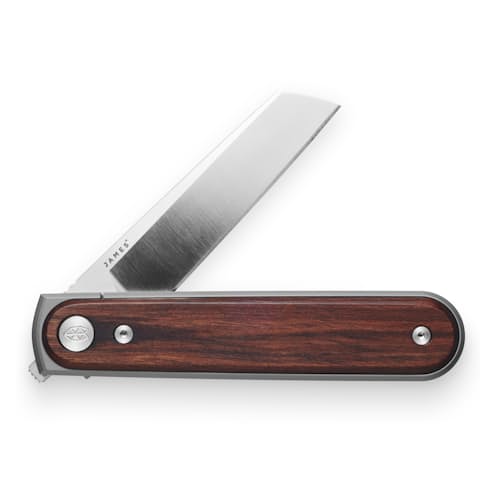 laydown image of The Duval Pocket Knife - Straight