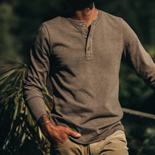 laydown image of The Heavy Bag Henley