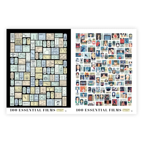 laydown image of 100 Essential Films Scratch Off