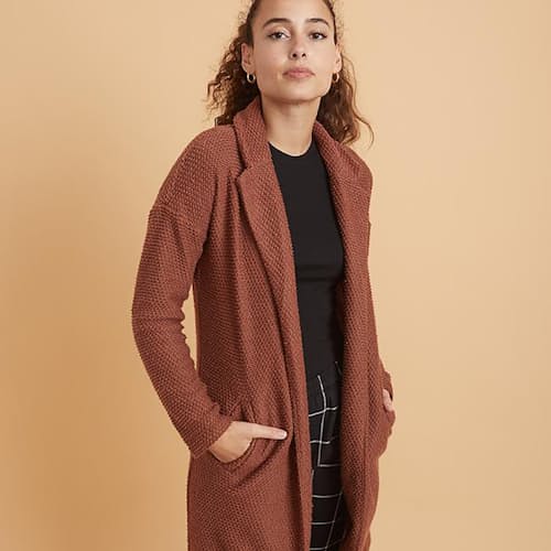 laydown image of Women's Birdseye Coat