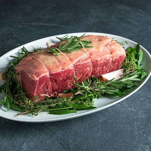 laydown image of American Wagyu Black Grade Manhattan Roast