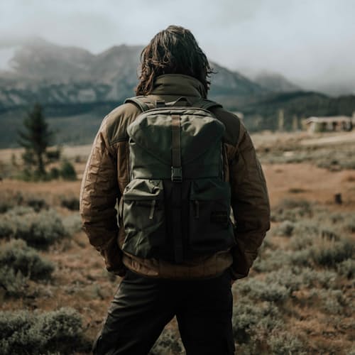 laydown image of Ripstop Nylon Backpack