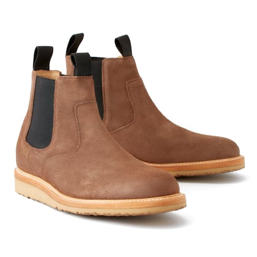 laydown image of Work Wedge Chelsea Boot