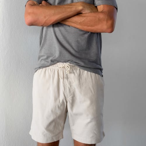 laydown image of Corduroy Short - 8.5"