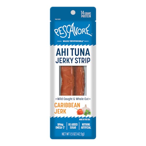 laydown image of Ahi Tuna Jerky Variety Pack
