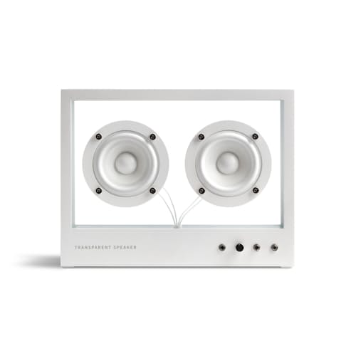 laydown image of Small Transparent Speaker