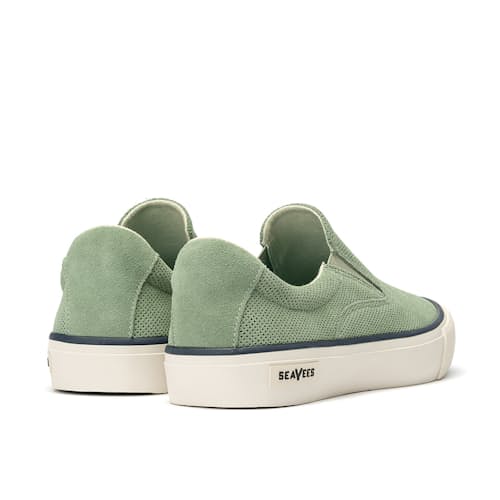 laydown image of Hawthorne Slip-on (perforated suede upper)
